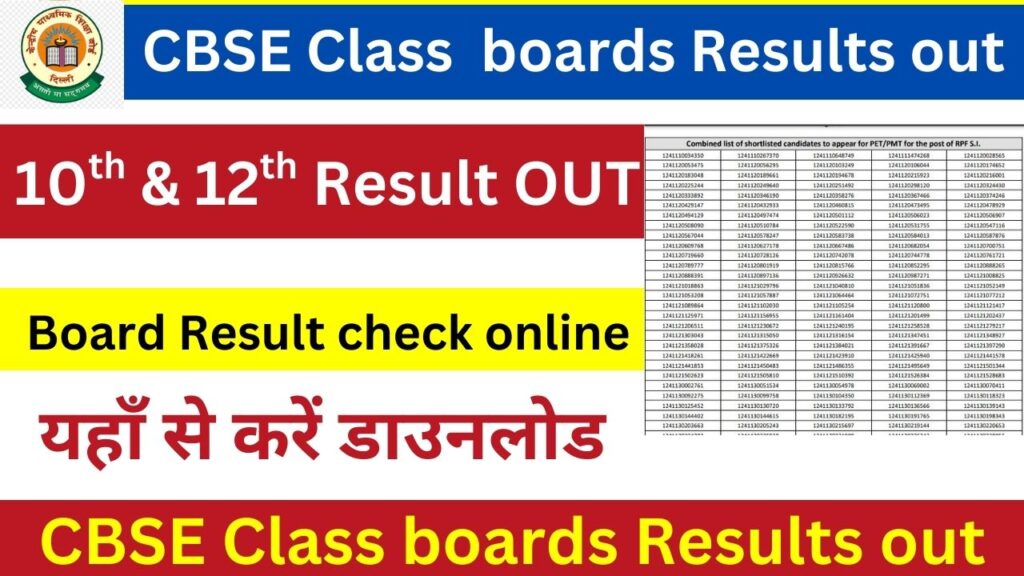 CBSE Class 10th & 12th board Results out, Check Online - अपना रिजल्ट चेक करें ऐसे 1 CBSE Class 10th & 12th board Results out, Check Online - अपना रिजल्ट चेक करें ऐसे